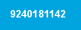 9240181142 9240181142