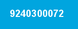 9240300072 9240300072