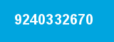 9240332670 9240332670