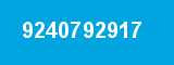 9240792917 9240792917