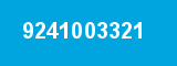 9241003321 9241003321