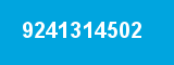 9241314502 9241314502
