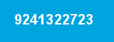 9241322723 9241322723