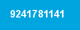 9241781141 9241781141