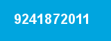 9241872011 9241872011