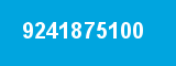 9241875100 9241875100