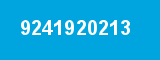 9241920213 9241920213