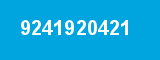 9241920421 9241920421