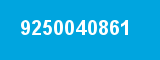 9250040861 9250040861