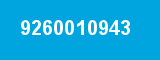 9260010943 9260010943