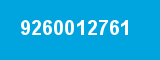 9260012761 9260012761