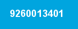 9260013401 9260013401