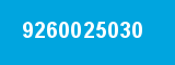 9260025030