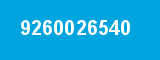 9260026540 9260026540