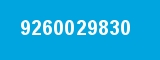 9260029830 9260029830