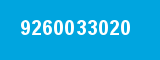 9260033020 9260033020