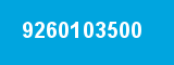 9260103500 9260103500