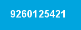 9260125421 9260125421