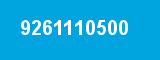 9261110500 9261110500