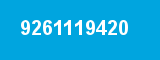9261119420 9261119420