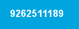 9262511189 9262511189