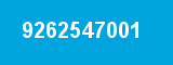 9262547001 9262547001
