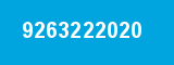 9263222020 9263222020