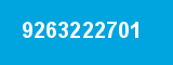 9263222701 9263222701