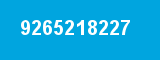 9265218227 9265218227