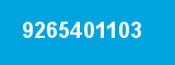 9265401103