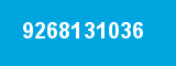 9268131036 9268131036