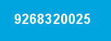 9268320025