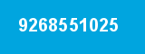 9268551025 9268551025