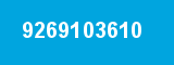 9269103610 9269103610