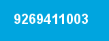 9269411003 9269411003