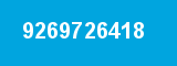9269726418 9269726418