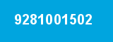 9281001502 9281001502