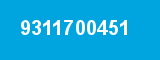 9311700451 9311700451