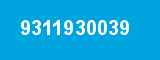 9311930039 9311930039