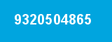 9320504865 9320504865