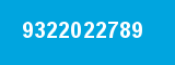 9322022789 9322022789
