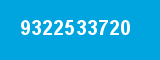 9322533720 9322533720