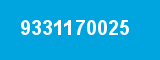 9331170025