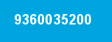 9360035200 9360035200