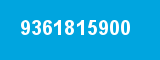 9361815900 9361815900