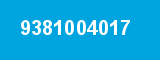 9381004017 9381004017