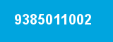 9385011002 9385011002