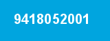9418052001 9418052001