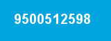 9500512598 9500512598