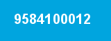 9584100012 9584100012